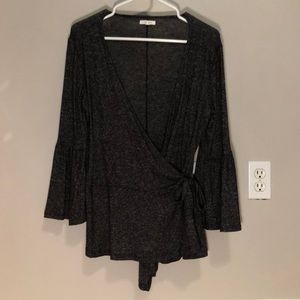 Light weight, wrap around cardigan